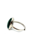 Malachite Sterling Silver Ring #20 - Adjustable