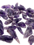 Amethyst Natural Rough Points - 50 gram pkts