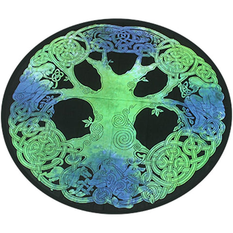 Celtic Tree Tapestry 150cm - Round