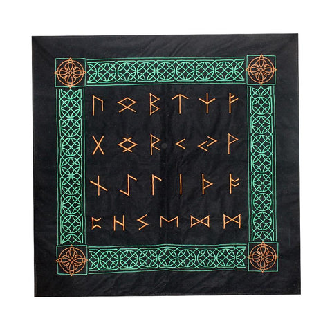 Runes Velvet Table Mat 32" x 32"