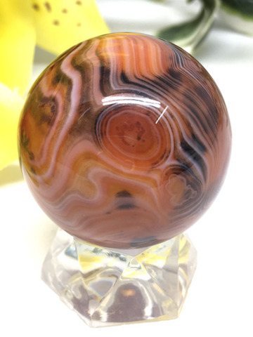 Sardonyx Sphere # 179 - 3.5cm