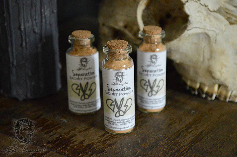 Lyllith Dragonheart - Separation Powder – Wicked Crystals and Things