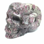 Pink Tourmaline Horned Skull #319