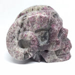 Pink Tourmaline Horned Skull #319
