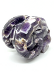 Chevron Amethyst Horned Skull #164