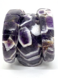 Chevron Amethyst Horned Skull #164