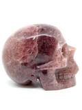 Strawberry Quartz Skull #201 - 10.6cm