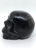 Silver Sheen Obsidian Skull #272