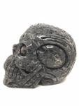 Larvikite 'Terminator" Skull #328