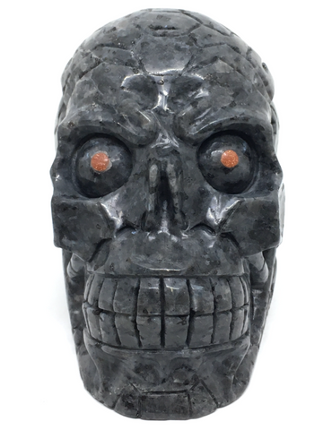 Larvikite 'Terminator" Skull #328
