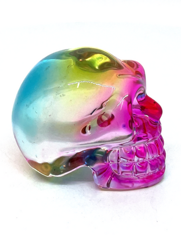 Aura Glass Skull #343