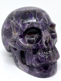 Chevron Amethyst Skull #357