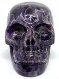Chevron Amethyst Skull #357