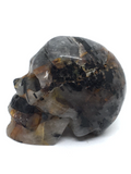 Tourmalinated Quartz Skull #443