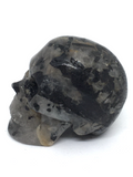 Tourmalinated Quartz Skull #444