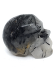 Tourmalinated Quartz Skull #445