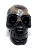 Black Banded Agate Skull #84 - 5cm