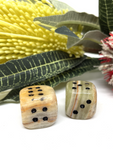 Green Onyx Dice - pkt of 2