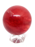 Red Smelt Quartz Sphere #8 - 5.8cm