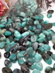 Smokey Amazonite Chips (large) - 100g