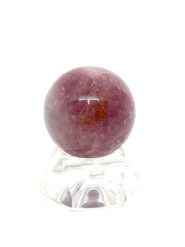 Purple Rose Quartz Sphere #104 - 2.7cm