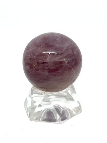 Purple Rose Quartz Sphere #107 - 3cm