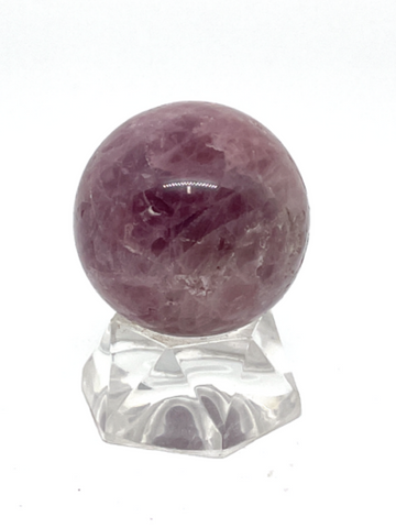 Purple Rose Quartz Sphere #108 - 3cm