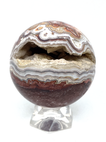 Mexican Crazy Lace Agate Sphere #290 - 5.9cm