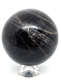 Black Moonstone Sphere #332 - 7.8cm