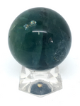 Green & Blue Flourite Sphere #404 - 4cm