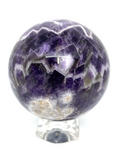 Chevron Amethyst Sphere #471 - 6.3cm