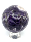 Chevron Amethyst Sphere #471 - 6.3cm