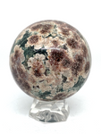 Green Flower Agate Sphere #479 - 6cm