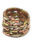 Spiral Copper & Brass Ring