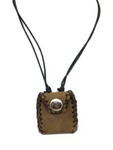 Square Leather Medicine Pouch