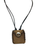 Square Leather Medicine Pouch