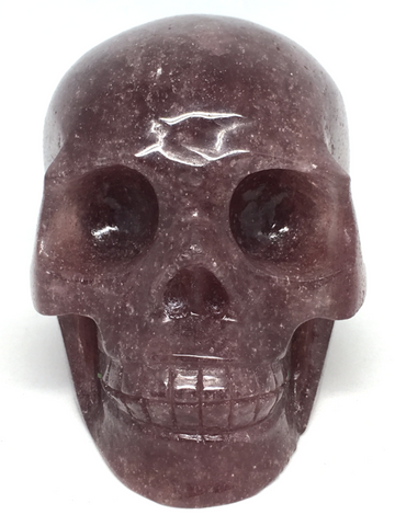 Strawberry Quartz Skull # 9