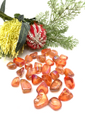 Tangerine Aura Tumble Stones