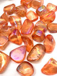 Tangerine Aura Tumble Stones