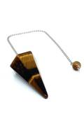 Tiger Eye Faceted Pendulum