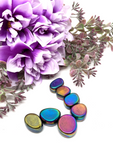 Titanium Aura Magnetic Hematite Tumble Stones