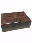 Tree Of Life Carved Wooden Box