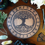 Tree Of Life / Yggdrasil Norse Viking Altar Tile - Yiska Designs