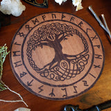 Tree Of Life / Yggdrasil Norse Viking Altar Tile - Yiska Designs