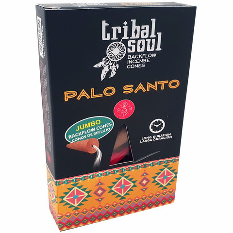 TRIBAL SOUL Jumbo Backflow Cones - Palo Santo