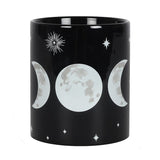 Triple Moon Black Mug