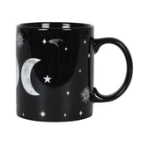 Triple Moon Black Mug