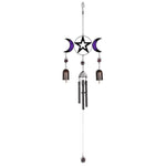 Triple Moon with Bells Wind Chime