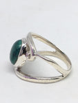Turquoise Sterling Silver Ring - Size 7