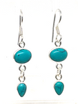 Turquoise 925 Sterling Silver Earrings